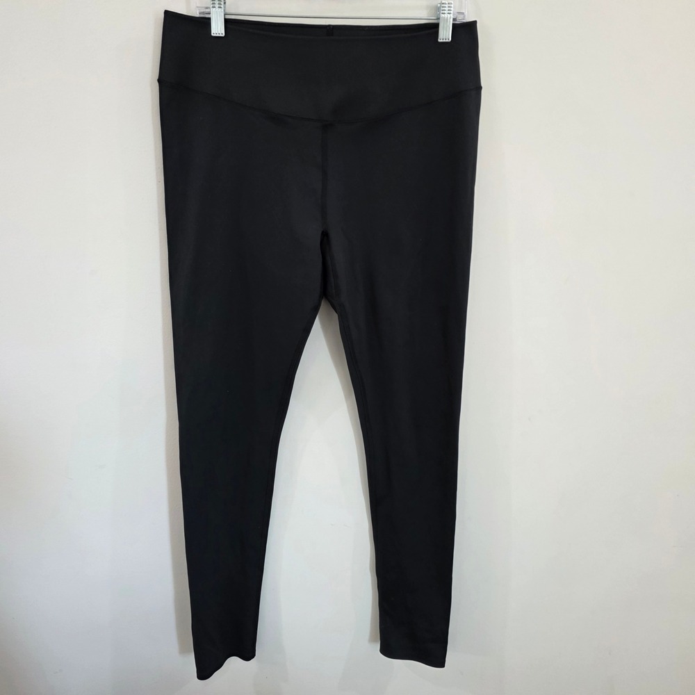 Uniqlo Womens Leggings Size XL Black Activewear UV Cut Dry Cool To The Touch